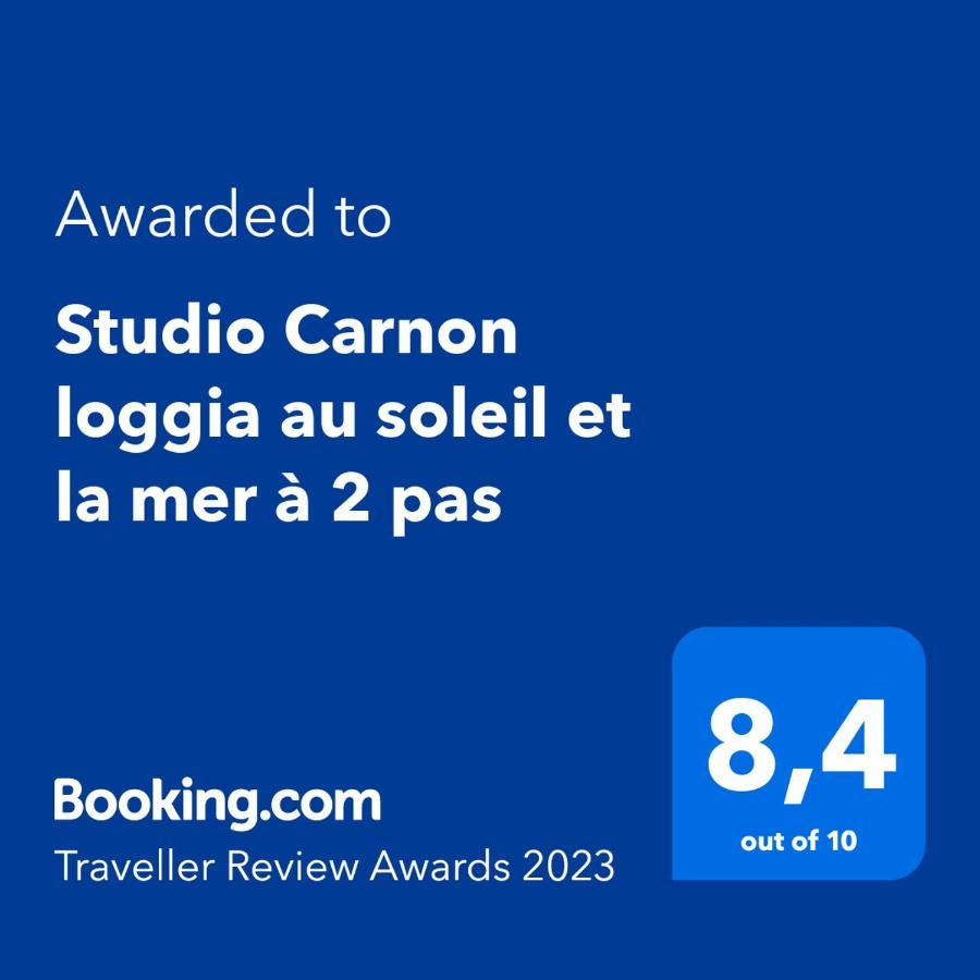 Studio Carnon Loggia Au Soleil Et La Mer A 2 Pas موجيو المظهر الخارجي الصورة